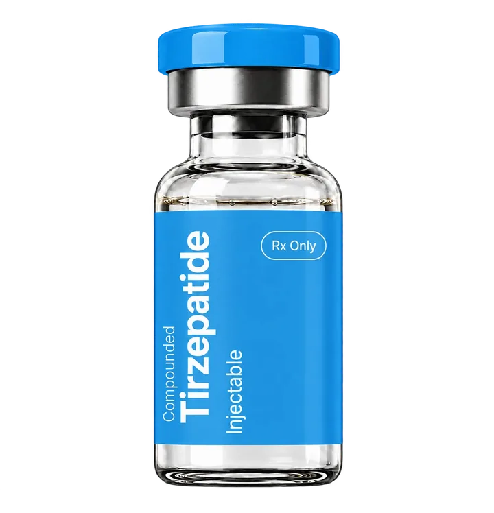 KERNX compounded Tirzepatide vial